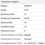 IZFR6K13【6774】NGK铱铂金火花塞/9807B-56A7W / 12290-RB1-003 (Honda) - 图片 2